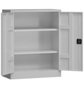 Stahlschrank ClassiX X-530310 lichtgrau 80,0 x 38,0 x 100,0 cm, aufgebaut 