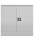 Stahlschrank ClassiX X-530300 lichtgrau 80,0 x 38,0 x 75,0 cm, aufgebaut 