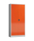 Stahlschrank ClassiX X-530354 feuerrot, lichtgrau 92,0 x 50,0 x 194,5 cm, aufgebaut 