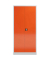 Stahlschrank ClassiX X-530354 feuerrot, lichtgrau 92,0 x 50,0 x 194,5 cm, aufgebaut 
