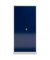 Stahlschrank ClassiX X-530351 enzianblau, lichtgrau 92,0 x 50,0 x 194,5 cm, aufgebaut 