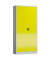 Stahlschrank ClassiX X-530356 zinkgelb, lichtgrau 92,0 x 50,0 x 194,5 cm, aufgebaut 