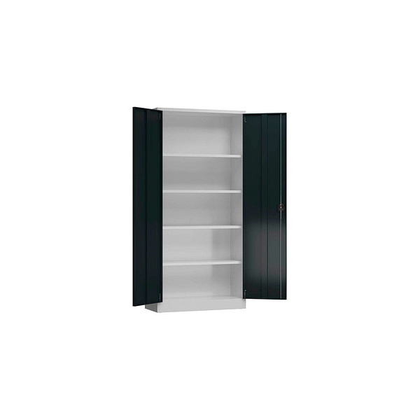 4061815604612 - Stahlschrank ClassiX X-530358 anthrazit lichtgrau 920 x 500 x 1945 cm aufgebaut 4061815604612 LÜLLMANN 4061815604612 - Stahlschrank ClassiX X-530358 anthrazit lichtgrau 920 x 500 x 1945 cm aufgebaut 4061815604612 LÜLLMANN