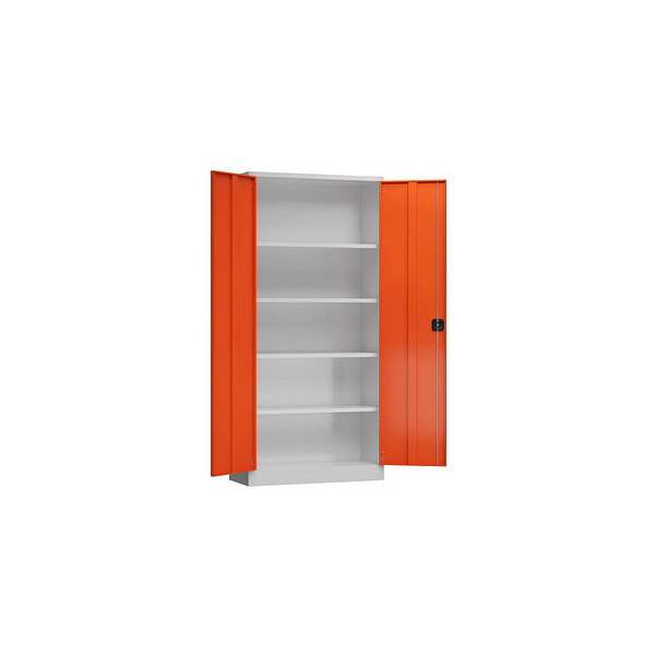 4061815604926 - Stahlschrank ClassiX X-530364 feuerrot lichtgrau 920 x 600 x 1945 cm aufgebaut 4061815604926 LÜLLMANN 4061815604926 - Stahlschrank ClassiX X-530364 feuerrot lichtgrau 920 x 600 x 1945 cm aufgebaut 4061815604926 LÜLLMANN