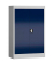 Stahlschrank ClassiX X-530291 enzianblau, lichtgrau 80,0 x 38,0 x 120,0 cm, aufgebaut 