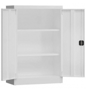 Stahlschrank ClassiX X-530297 signalweiß 80,0 x 38,0 x 120,0 cm, aufgebaut 