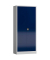 Stahlschrank ClassiX X-530331 enzianblau, lichtgrau 80,0 x 38,0 x 180,0 cm, aufgebaut 