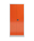 Stahlschrank ClassiX X-530334 feuerrot, lichtgrau 80,0 x 38,0 x 180,0 cm, aufgebaut 