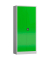 Stahlschrank ClassiX X-530335 lichtgrau, gelbgrün 80,0 x 38,0 x 180,0 cm, aufgebaut 