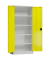 Stahlschrank ClassiX X-530336 zinkgelb, lichtgrau 80,0 x 38,0 x 180,0 cm, aufgebaut 