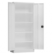 Stahlschrank ClassiX X-530337 signalweiß 80,0 x 38,0 x 180,0 cm, aufgebaut 