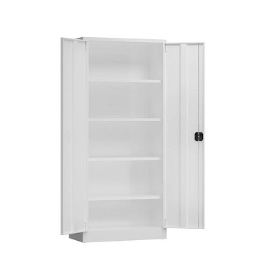 Stahlschrank ClassiX X-530337 signalweiß 80,0 x 38,0 x 180,0 cm, aufgebaut 