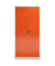 Stahlschrank ClassiX X-530344 feuerrot, lichtgrau 92,0 x 42,0 x 194,5 cm, aufgebaut 