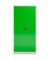 Stahlschrank ClassiX X-530345 lichtgrau, gelbgrün 92,0 x 42,0 x 194,5 cm, aufgebaut 