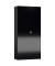 Stahlschrank ClassiX X-530349 tiefschwarz 92,0 x 42,0 x 194,5 cm, aufgebaut 