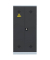 Umweltschrank 566258 anthrazit, lichtgrau 91,6 x 42,2 x 195,0 cm, aufgebaut 