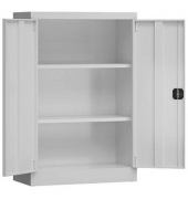 Stahlschrank ClassiX X-530290 lichtgrau 80,0 x 38,0 x 120,0 cm, aufgebaut 