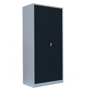 Putzmittelschrank 545548 anthrazit, lichtgrau 92,5 x 42,2 x 195,0 cm, aufgebaut 