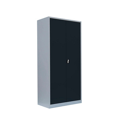 Putzmittelschrank 545548 anthrazit, lichtgrau 92,5 x 42,2 x 195,0 cm, aufgebaut 