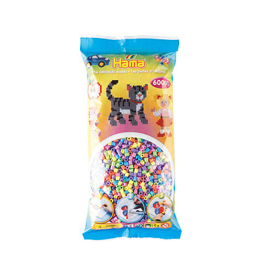 Bügelperlen Pastell Mix mehrfarbig Bügelperlen Pastell Mix mehrfarbig