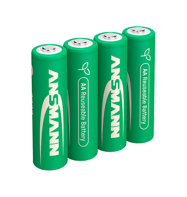 4 ANSMANN Batterien Typ 2800 Mignon AA 1,2 V 