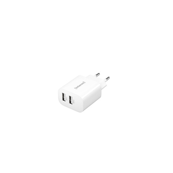 4034303033256 - W24AA USB-Ladegerät 24 w Innenbereich Ausgangsstrom (max) 24 a usb-a Anzahl Ausgänge 2 x - Intenso