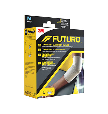 Ellenbogenbandage Comfort Lift 76578DABI, Gr. M grau 25,4-27,9 cm, 