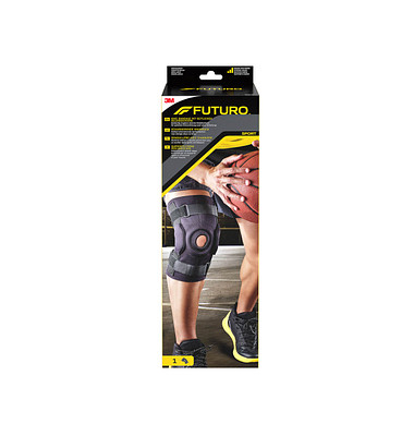 Kniebandage Sport 48579DABI schwarz 40,6-55,9 cm, 