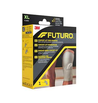 Kniebandage Comfort Lift 76589DABI, Gr. XL grau 49,5-55,9 cm, 