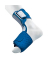 Fersenspornbandage für die Nacht 48507EU1 blau 20,3-38,1 cm, 