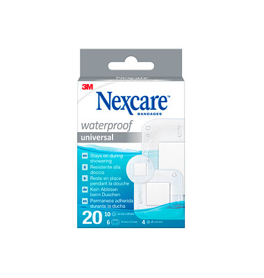 Pflaster Waterproof Universal N0620AS_2N weiß, 