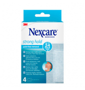 Pflaster Strong Hold Pain-Free Removal N0904NAMN weiß 7,6 x 10,1 cm, 