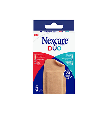 Pflaster Duo MAXI N17-8-1M beige 5,1 x 10,2 cm, 