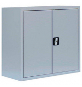 Stahlschrank 530300 lichtgrau 80,0 x 38,3 x 75,0 cm, aufgebaut 
