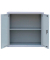 Stahlschrank 530300 lichtgrau 80,0 x 38,3 x 75,0 cm, aufgebaut 