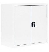 Stahlschrank 530307 signalweiß 80,0 x 38,3 x 75,0 cm, aufgebaut 