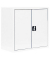 Stahlschrank 530307 signalweiß 80,0 x 38,3 x 75,0 cm, aufgebaut 