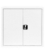 Stahlschrank 530307 signalweiß 80,0 x 38,3 x 75,0 cm, aufgebaut 