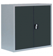 Stahlschrank 530308 anthrazit, lichtgrau 80,0 x 38,3 x 75,0 cm, aufgebaut 