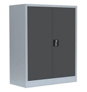 Stahlschrank 530318 anthrazit, lichtgrau 80,0 x 38,3 x 100,0 cm, aufgebaut 