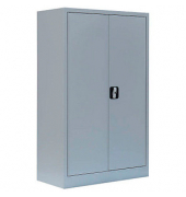 Stahlschrank 530290 lichtgrau 80,0 x 38,3 x 120,0 cm, aufgebaut 