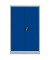 Stahlschrank 530291 enzianblau, lichtgrau 80,0 x 38,3 x 120,0 cm, aufgebaut 