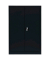 Stahlschrank 530299 tiefschwarz 80,0 x 38,3 x 120,0 cm, aufgebaut 