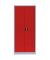 Stahlschrank 530334 feuerrot, lichtgrau 80,0 x 38,3 x 180,0 cm, aufgebaut 