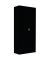 Stahlschrank 530339 tiefschwarz 80,0 x 38,3 x 180,0 cm, aufgebaut 