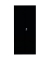 Stahlschrank 530339 tiefschwarz 80,0 x 38,3 x 180,0 cm, aufgebaut 