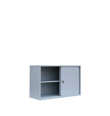 Schiebetürenschrank ClassiX, X-550125 lichtgrau 1 Fachboden 120,0 x 45,0 x 75,0 cm 