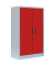 Stahlschrank 530294 feuerrot, lichtgrau 80,0 x 38,3 x 120,0 cm, aufgebaut 