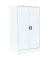 Stahlschrank 530297 signalweiß 80,0 x 38,3 x 120,0 cm, aufgebaut 