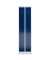 Spind ClassiX enzianblau, lichtgrau X-510101, 2 Schließfächer 50,0 x 50,0 x 180,0 cm 